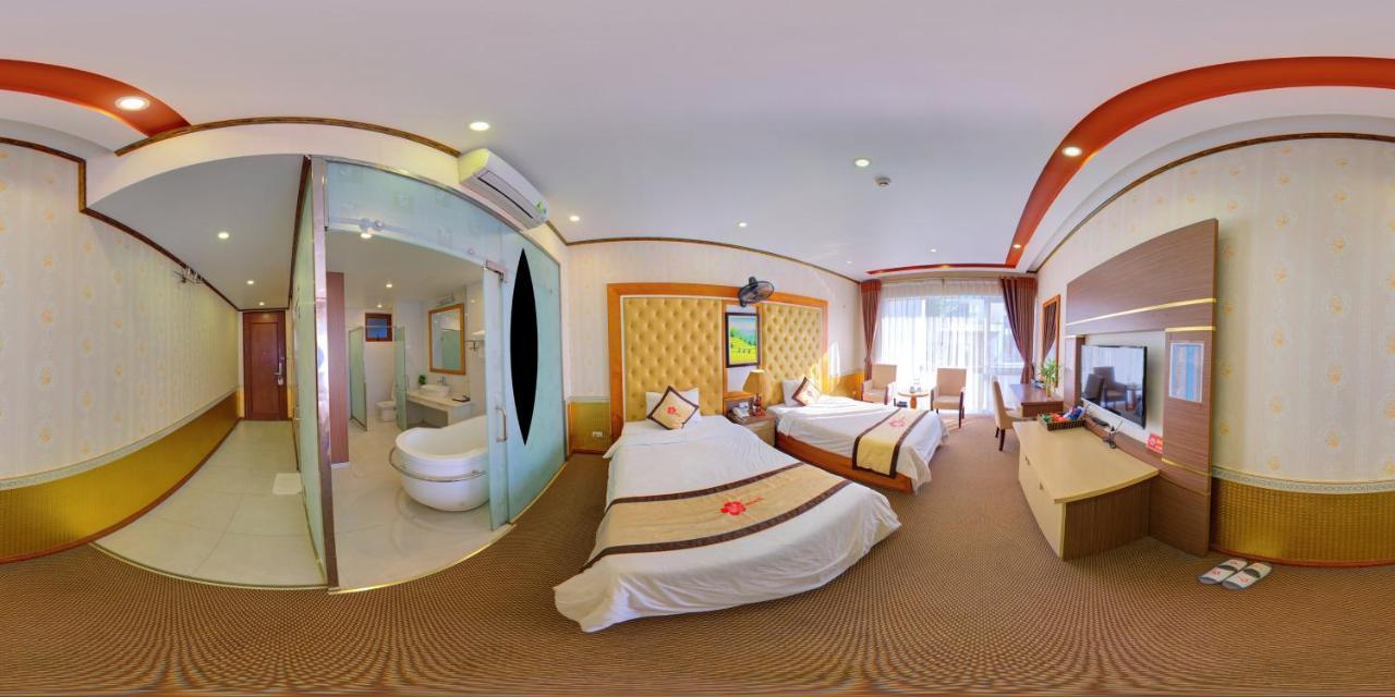 Hoa Dao Hotel Hòa Bình Esterno foto
